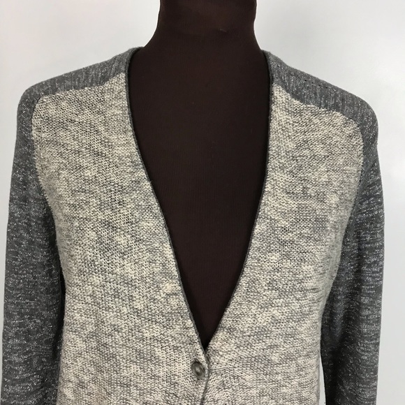 LOFT Cardigan Button Up Size S   Grey 175 - Picture 2 of 6